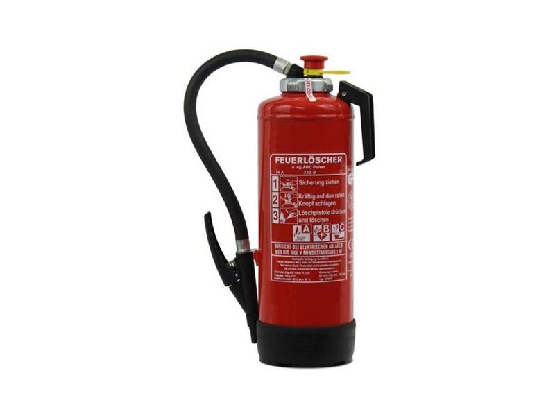 ProLine Feuerloscher ABC-Pulver, 6 kg, mit Halterung